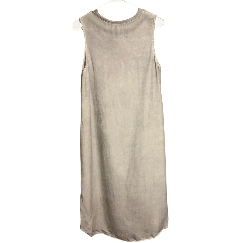 Cloth & Stone Grey Tencel High Low Sleeveless Shift Dress‎ C6806-680 Small - Picture 5 of 12